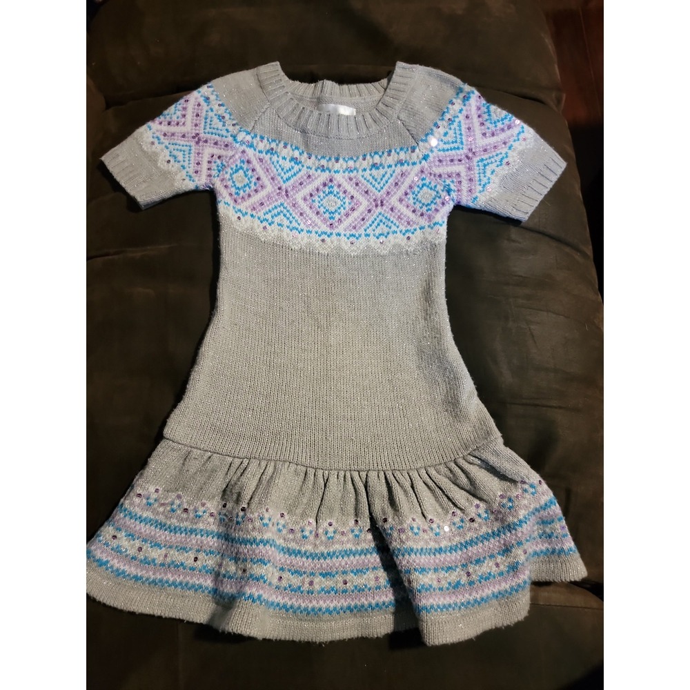 Justice sweater dress size 6